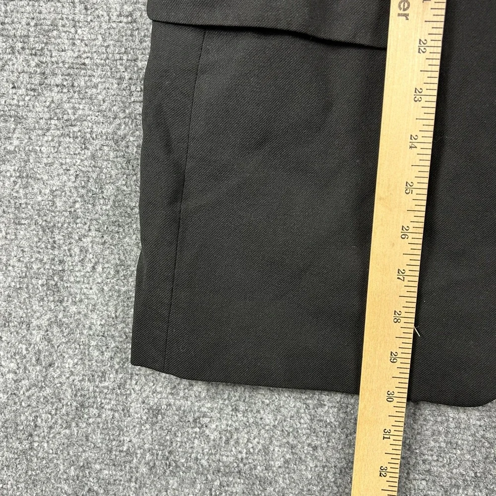 Ermenegildo Zegna Soft Blazer Mens 42 Black 3 Button Sport Coat Wool Suit Jacket